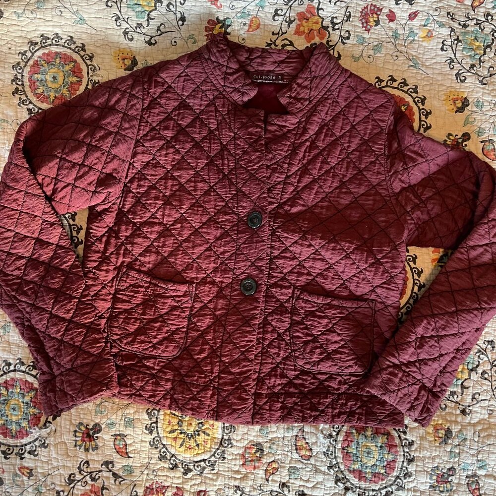 Cut Loose Quilted Barn Jacket Sz Medium